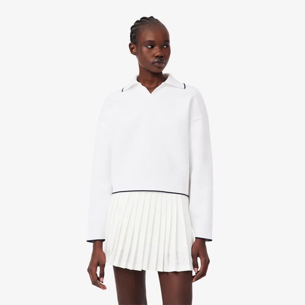 Свитшот женский Lacoste Tennis Heritage, белый