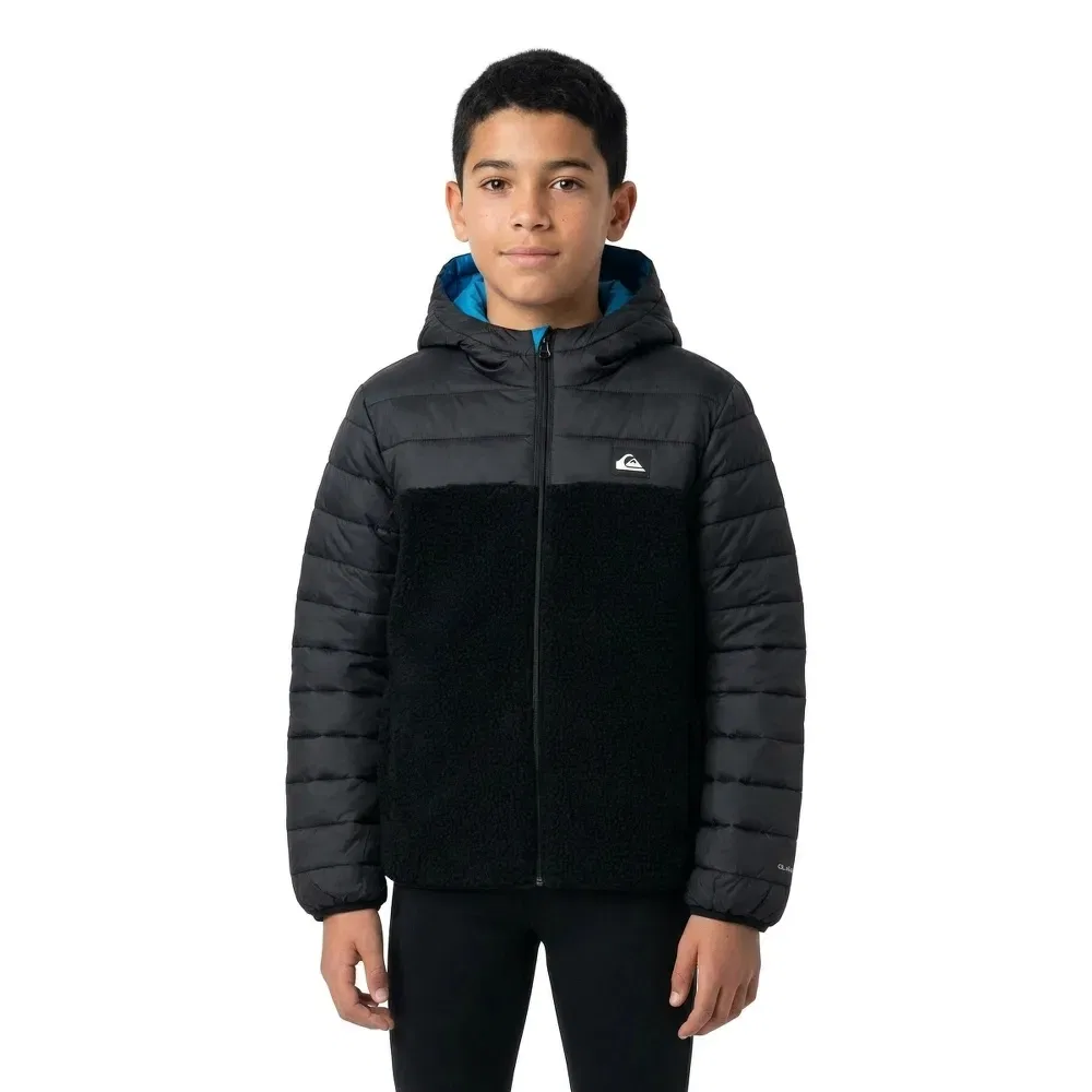 Детская куртка для мальчиков реверсивная Scaly Reversible Quiksilver, Black — фото 3