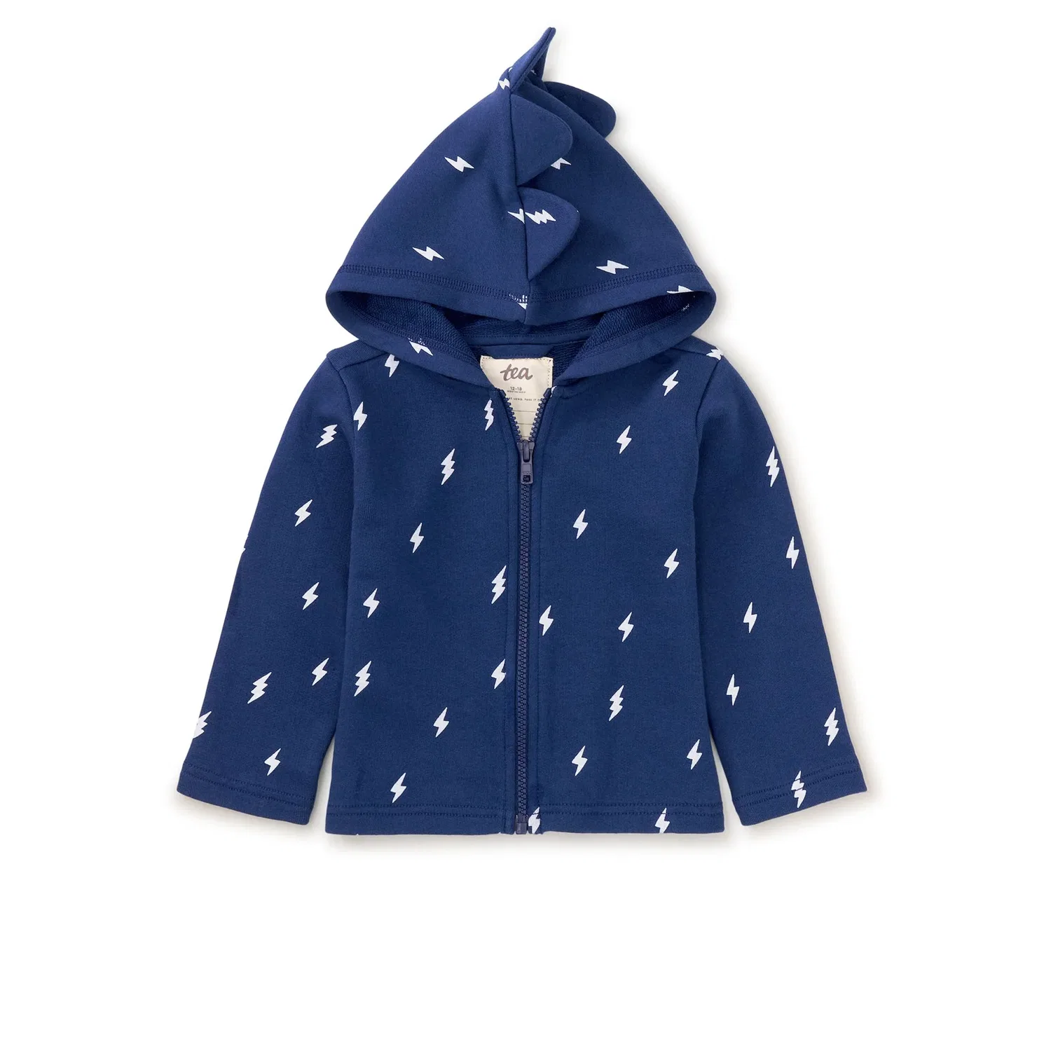 Детское худи с принтом молний Spike Out Baby Tea Collection, Lightning Bolts