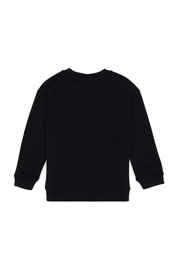 Детское для мальчиков свитшот с длинным рукавом U.S. Polo Assn., Black — фото 4
