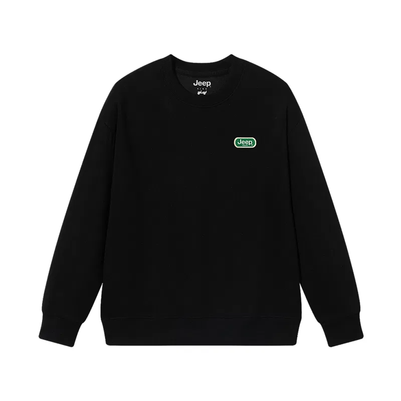 Детский свитшот с круглым вырезом Jeep Grade School, Black Heavyweight