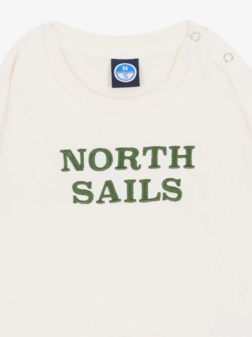 Спортивный костюм с вышитым логотипом North Sails Kids, белый — фото 3
