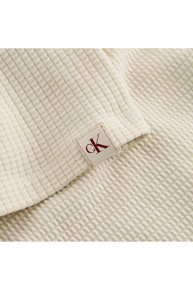 Женский топ-майка на тонких бретелях Calvin Klein, Beige — фото 3