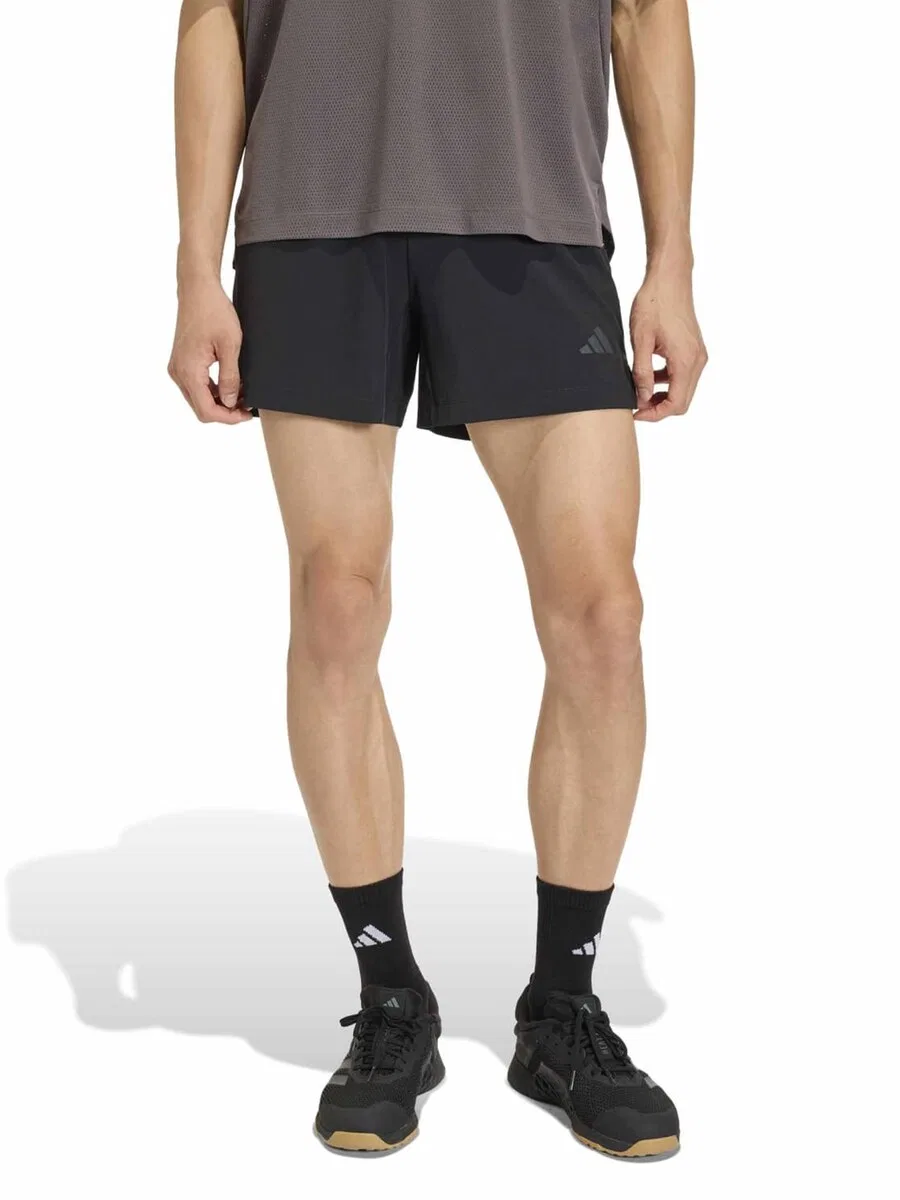 Спортивные брюки ADIDAS PERFORMANCE Regular Workout Pants 'D4T ESS' черного цвета — фото 2