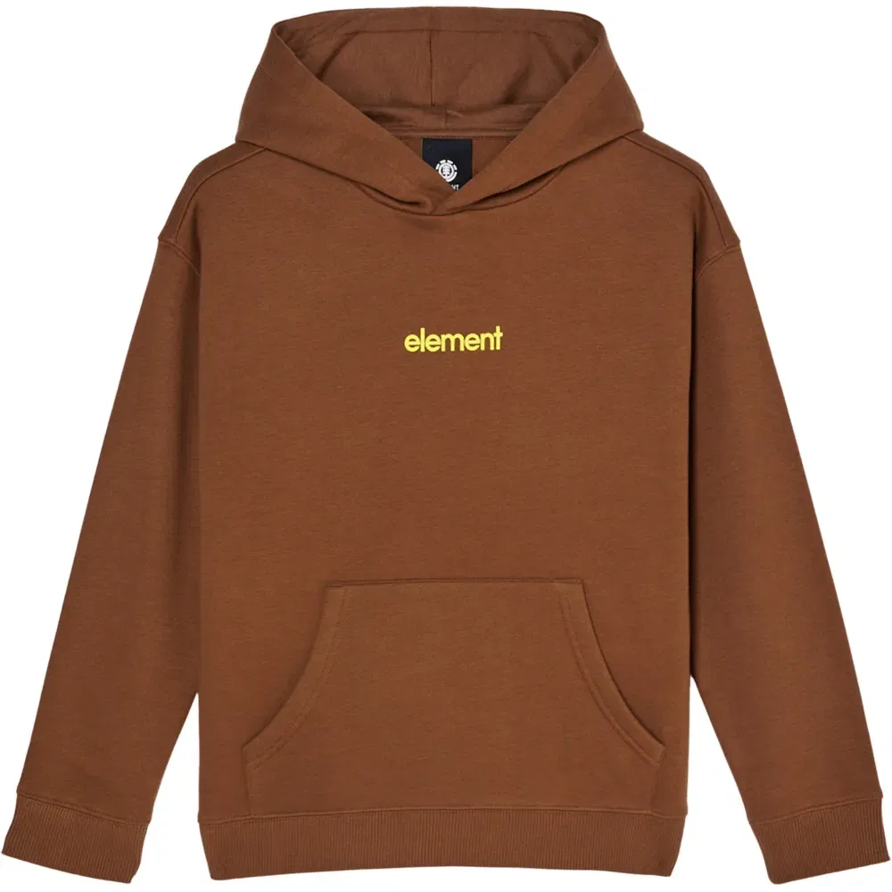 Детское худи для мальчиков с принтом Element, Brown