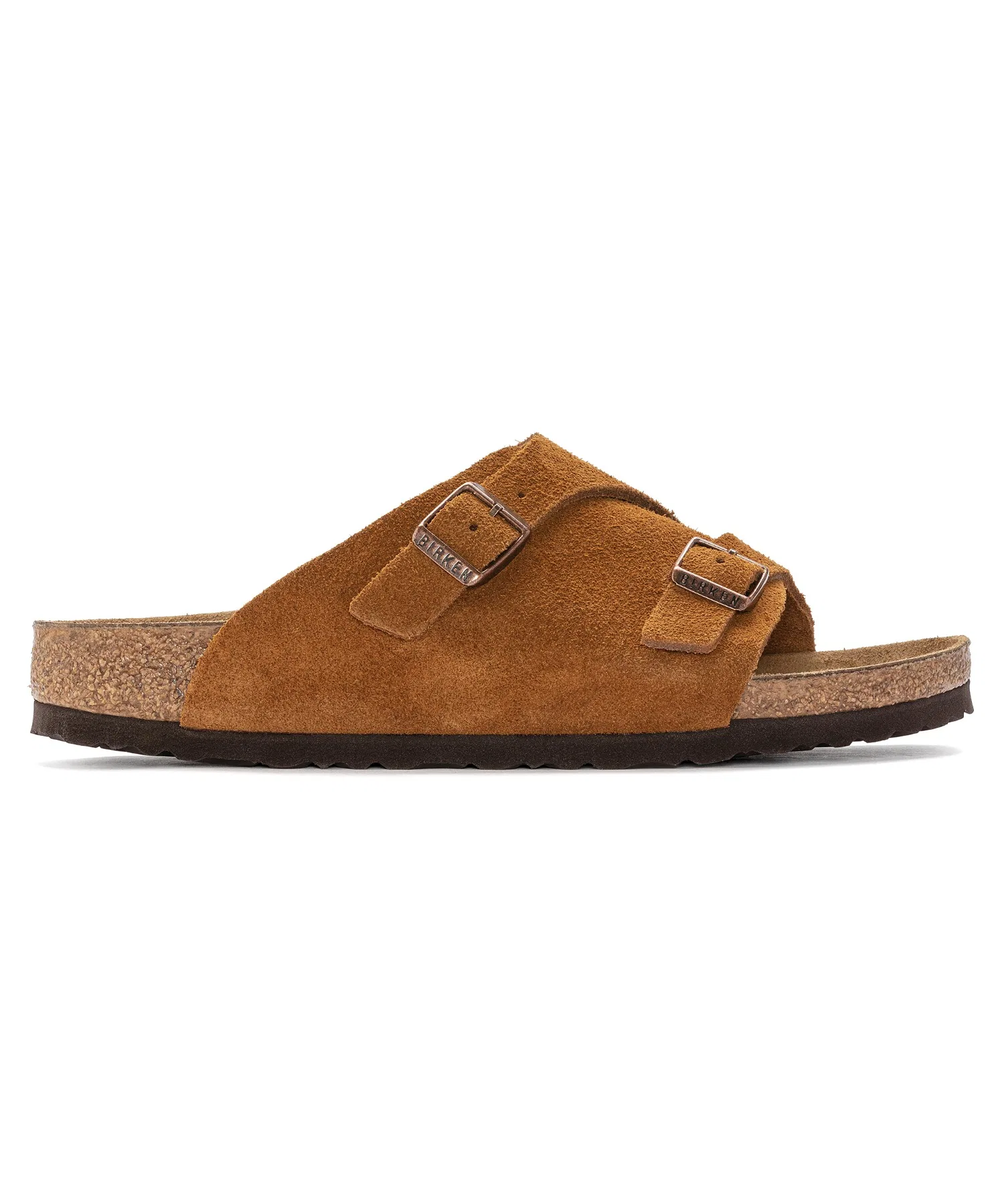 Унисекс сандалии Birkenstock Zurich из замши бежевые — фото 4