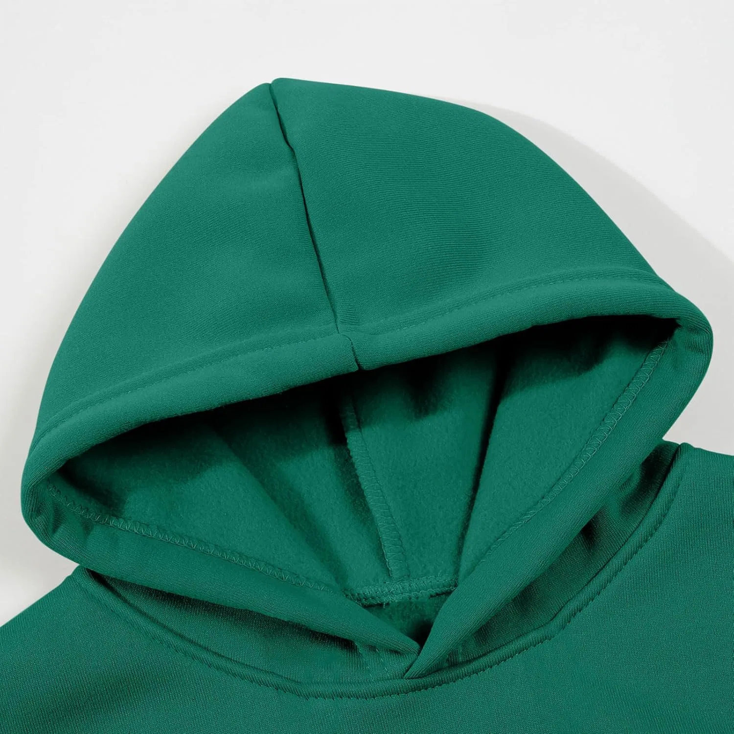 Детский спортивный костюм из хлопкового флиса, Green — фото 3