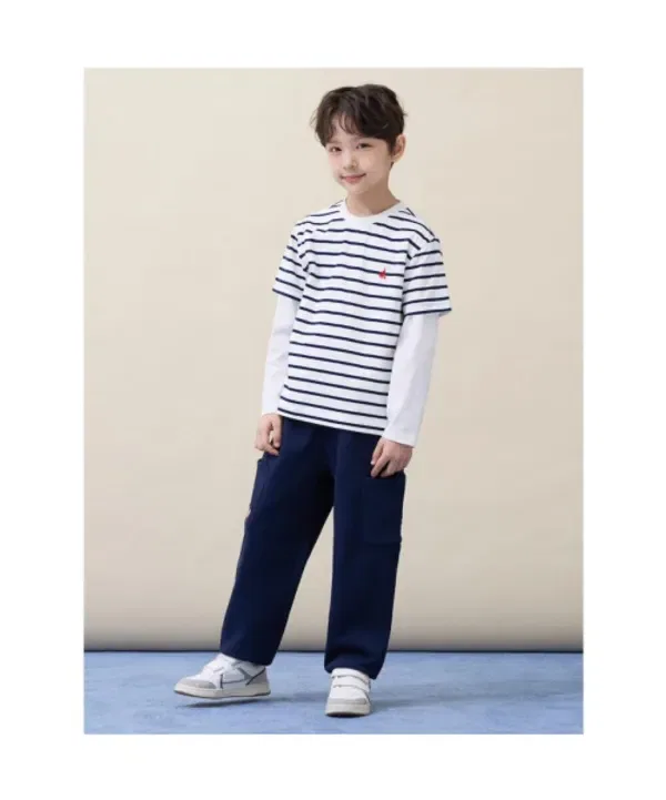 Джоггеры с карманами, Beanpole Kids Beanpole Kids, Navy — фото 2