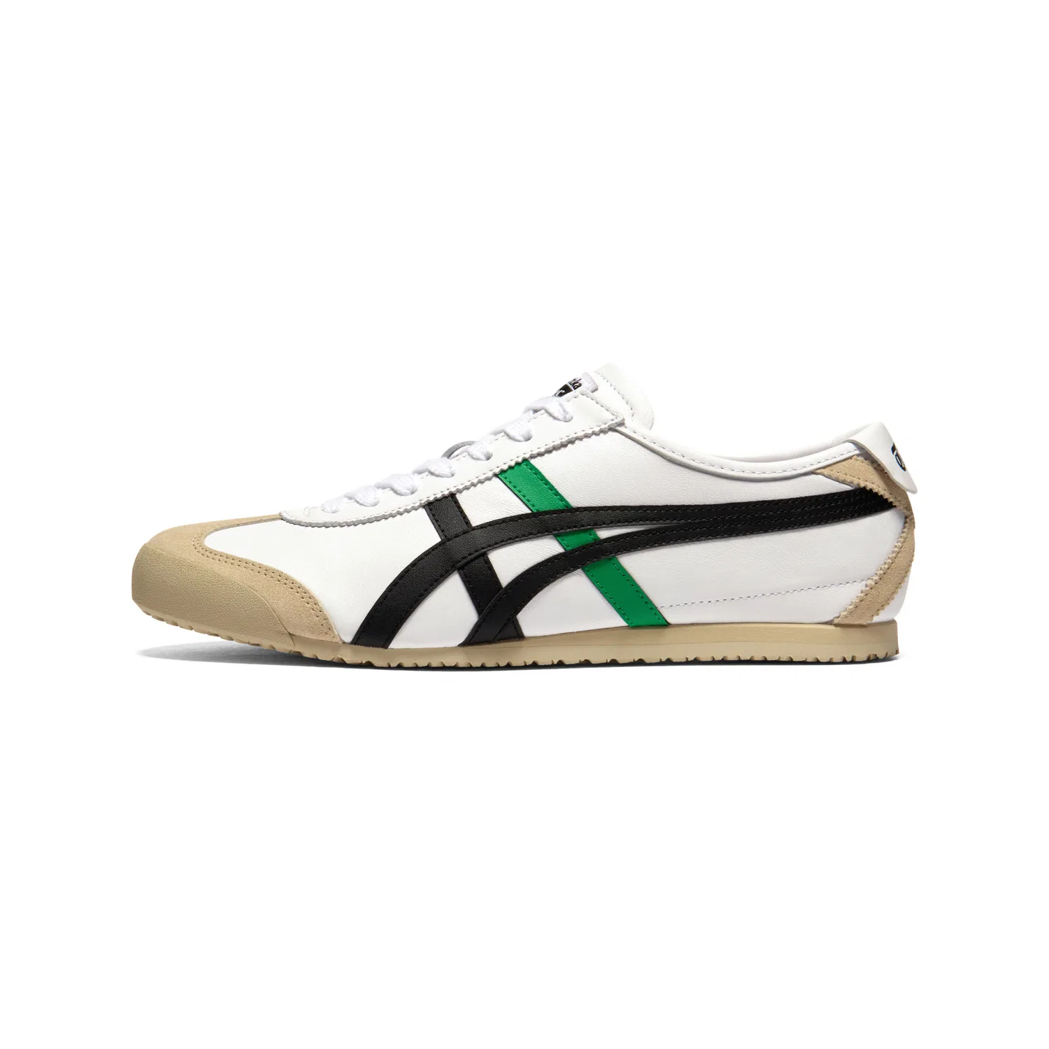 Кроссовки детские Onitsuka Tiger Mexico 66, White/Black/Green