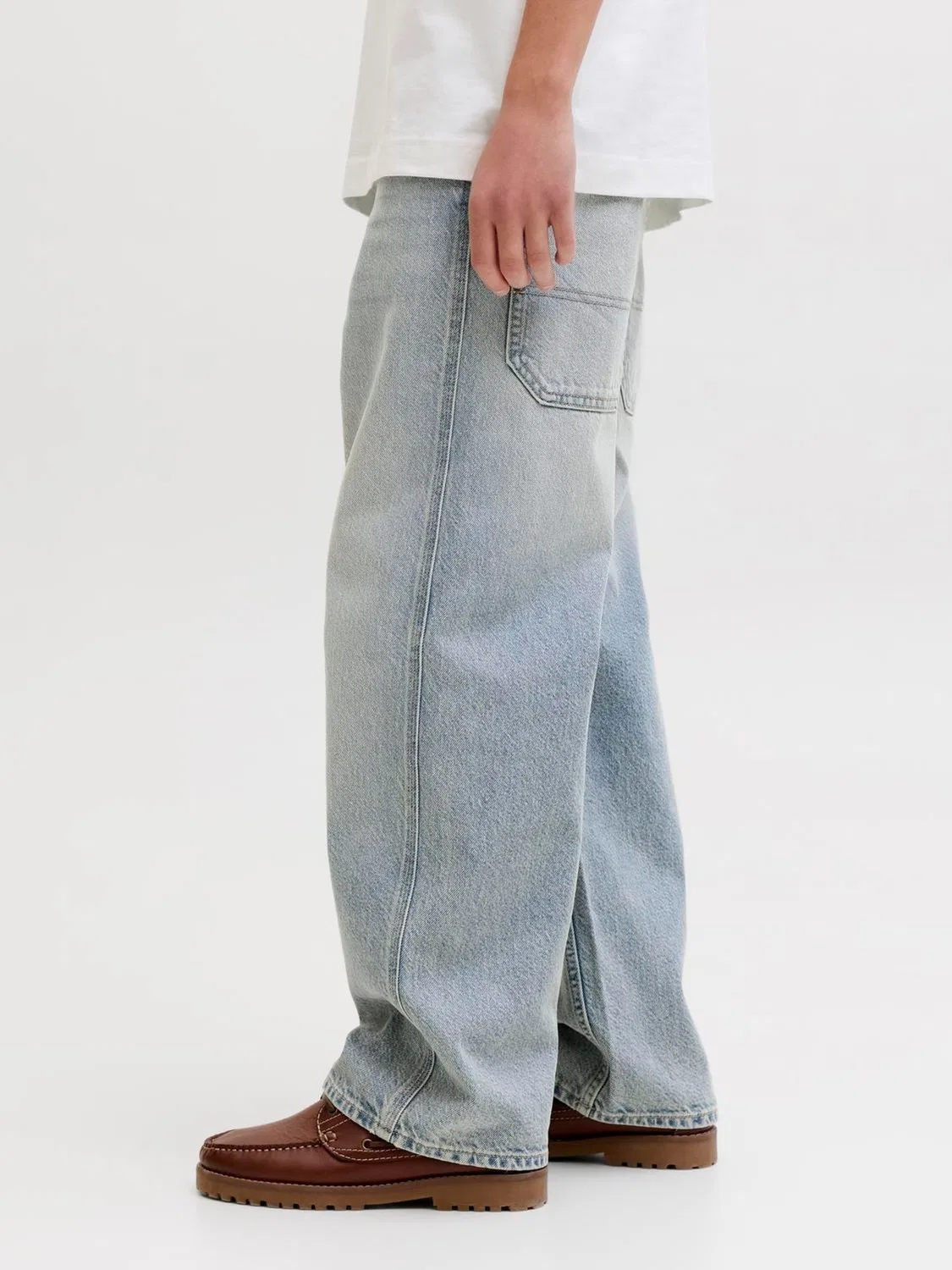 Джинсы свободного кроя Alex JACK & JONES JUNIOR, Wash Blue — фото 2