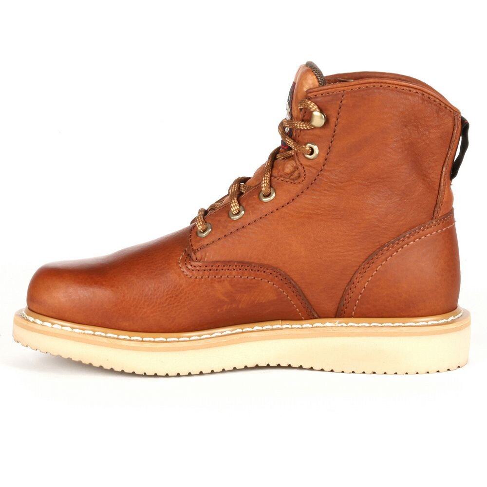 Мужские рабочие ботинки на танкетке Georgia Boots 6, цвет Barracuda Gold — фото 3