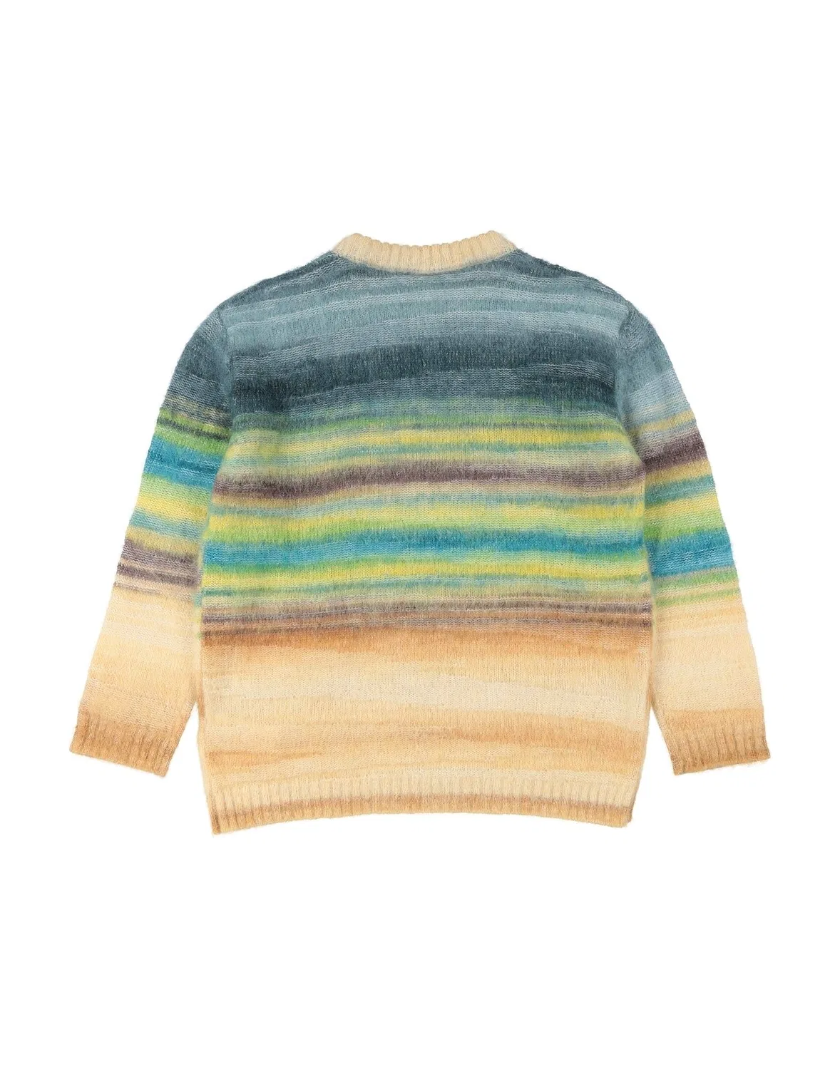 Мужской свитер из шерсти с круглым вырезом Missoni, темно-синий — фото 2
