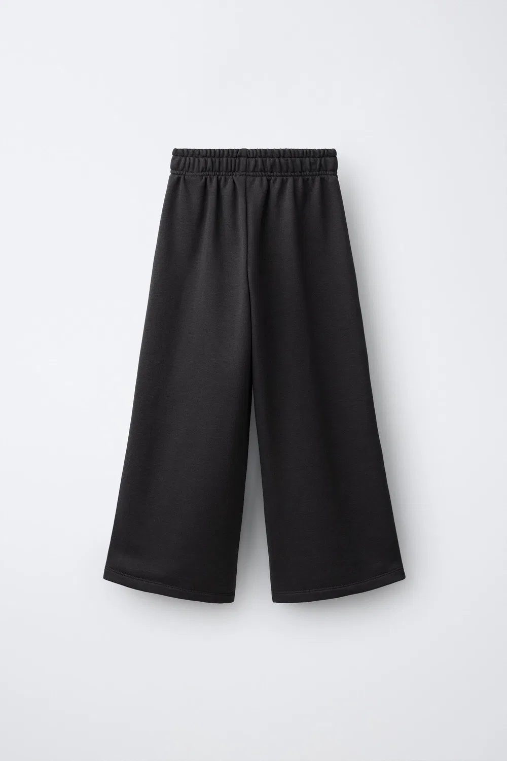 Широкие брюки с принтом из плюша ZARA, Anthracite grey — фото 2