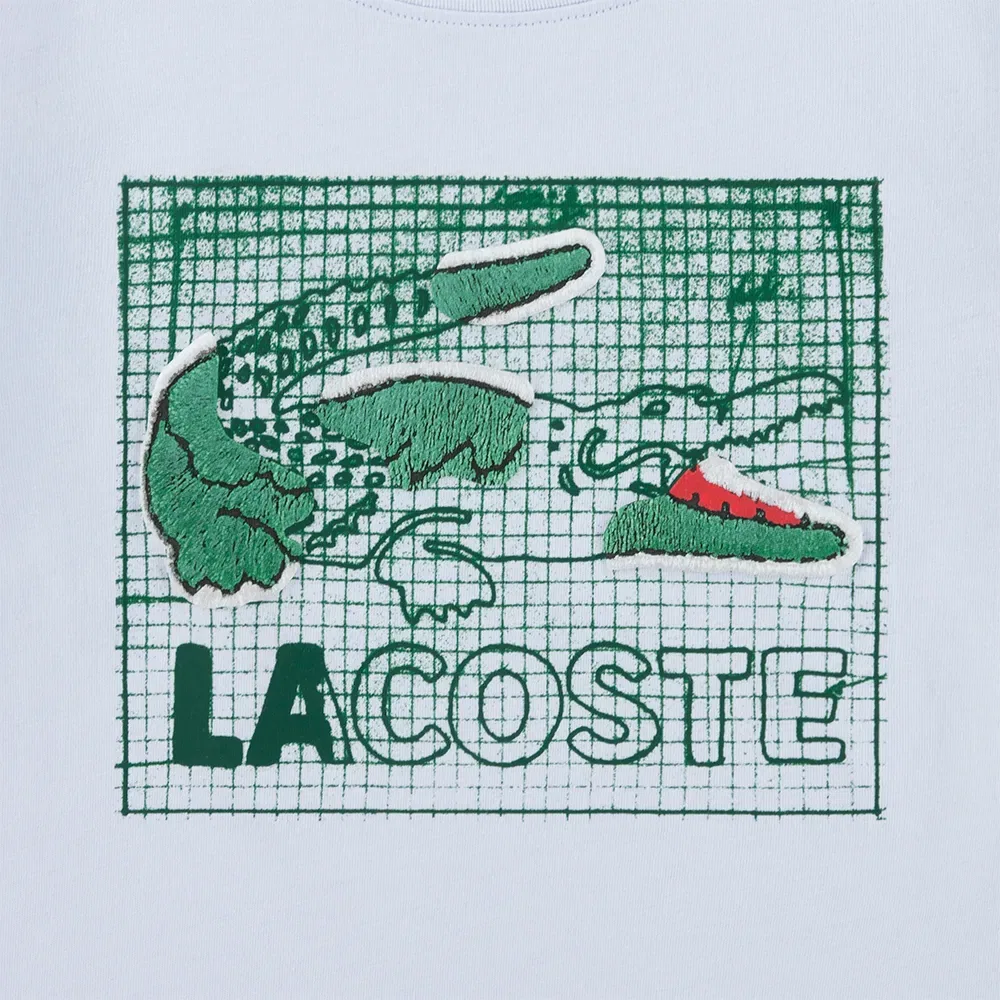 Футболка с коротким рукавом Lacoste, белый — фото 3