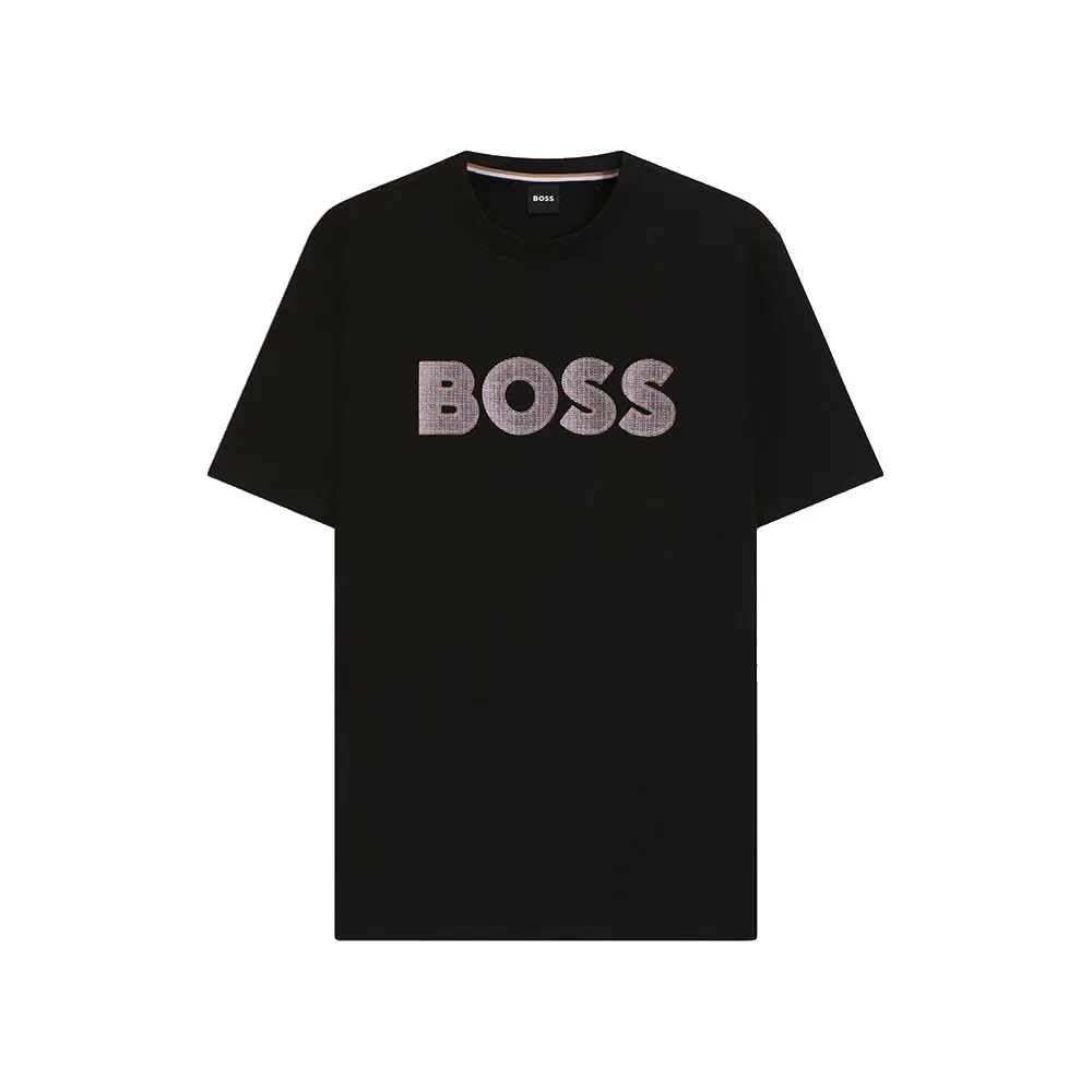 Мужская футболка с принтом Thompson 10277888 BOSS, Black