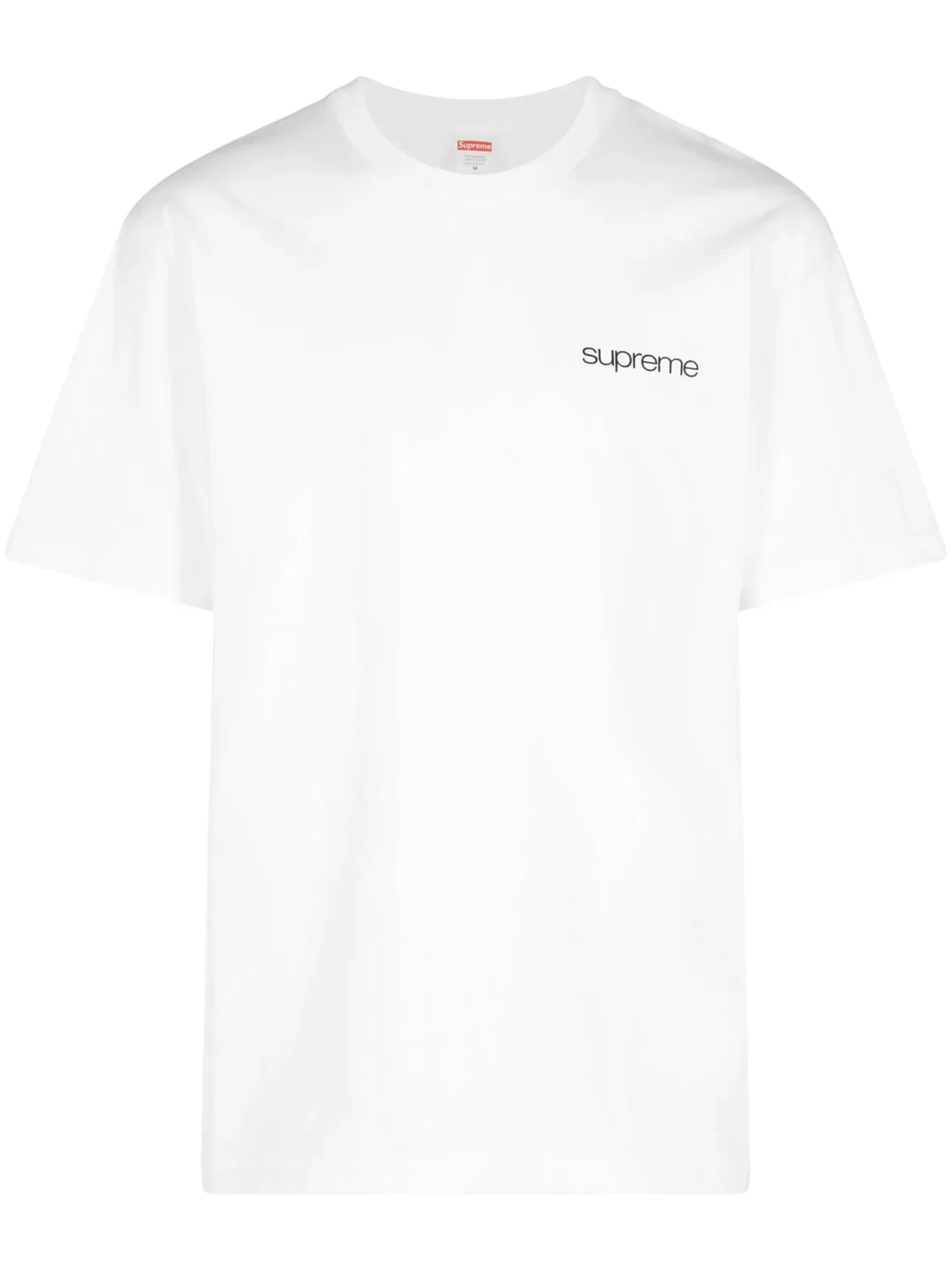 Футболка с логотипом из хлопка Supreme, белый
