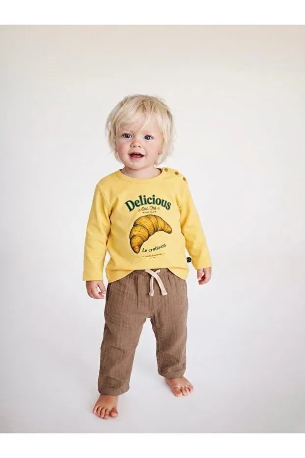 Детское для девочек футболка с длинным рукавом Rg Brand, Yellow