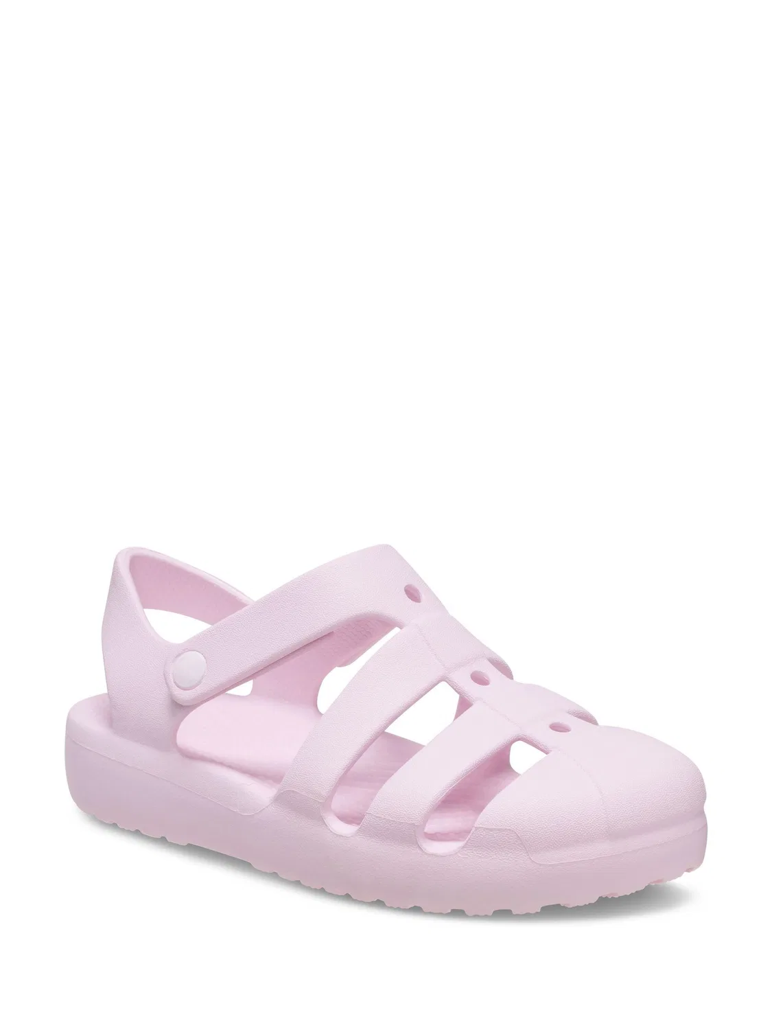 Сандалии рыбак, классические, Toddler Classic Fisherman Crocs, розовое молоко — фото 3