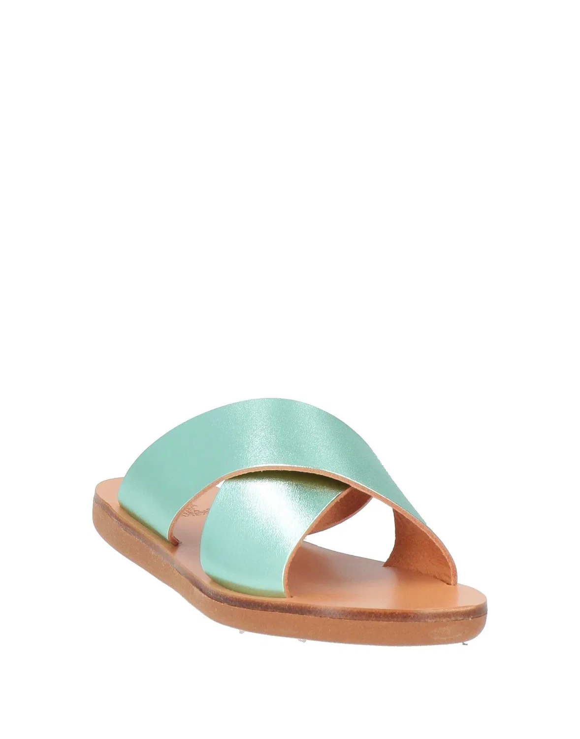 Детские сандалии для девочек кожаные Ancient Greek Sandals, светло-зеленый — фото 2