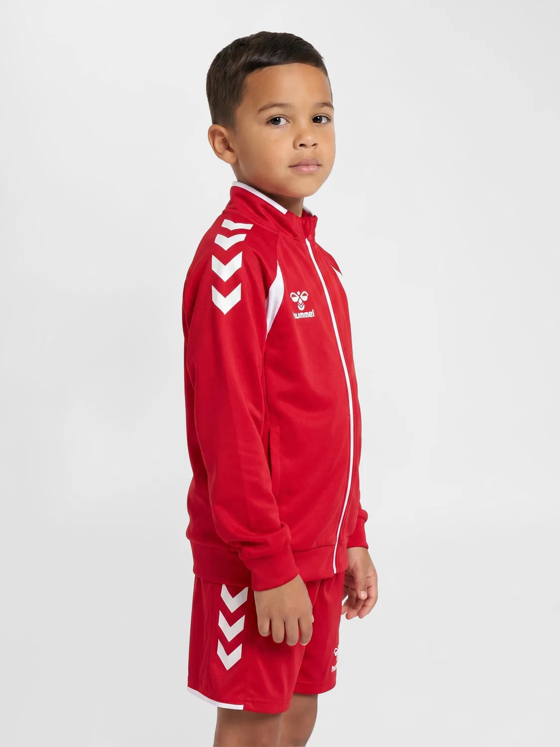Детская куртка с длинным рукавом hmlCORE 2.0 TRACK ZIP JACKET KIDS Hummel, Rot Weiss