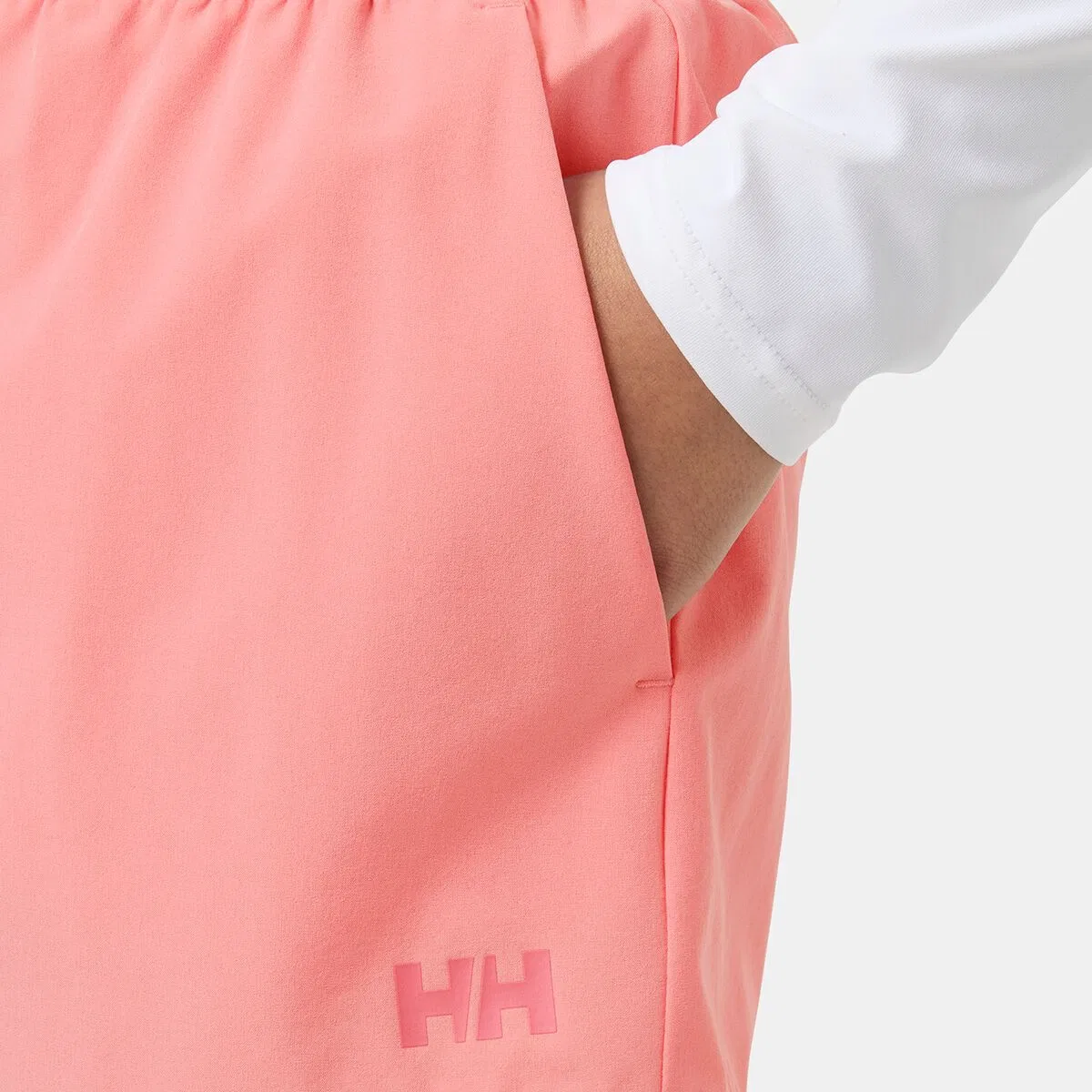 Детские шорты для девочек с четырехсторонней растяжкой Thalia 2.0 Short Helly Hansen, Coral Almond — фото 3