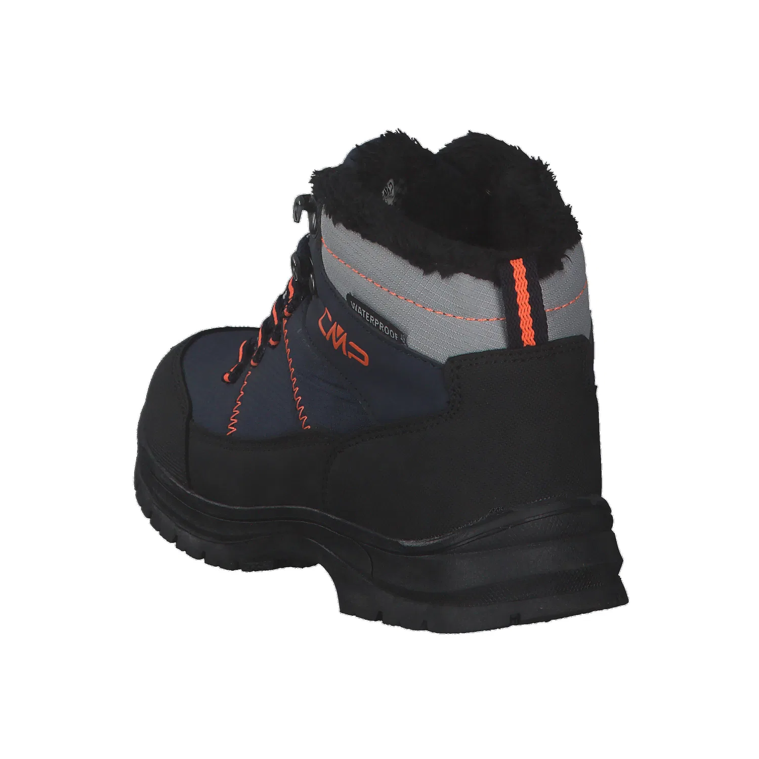 Детские водонепроницаемые ботинки для ходьбы Annuuk Snow Boot Cmp, Schwarz Navyblau Orange — фото 4