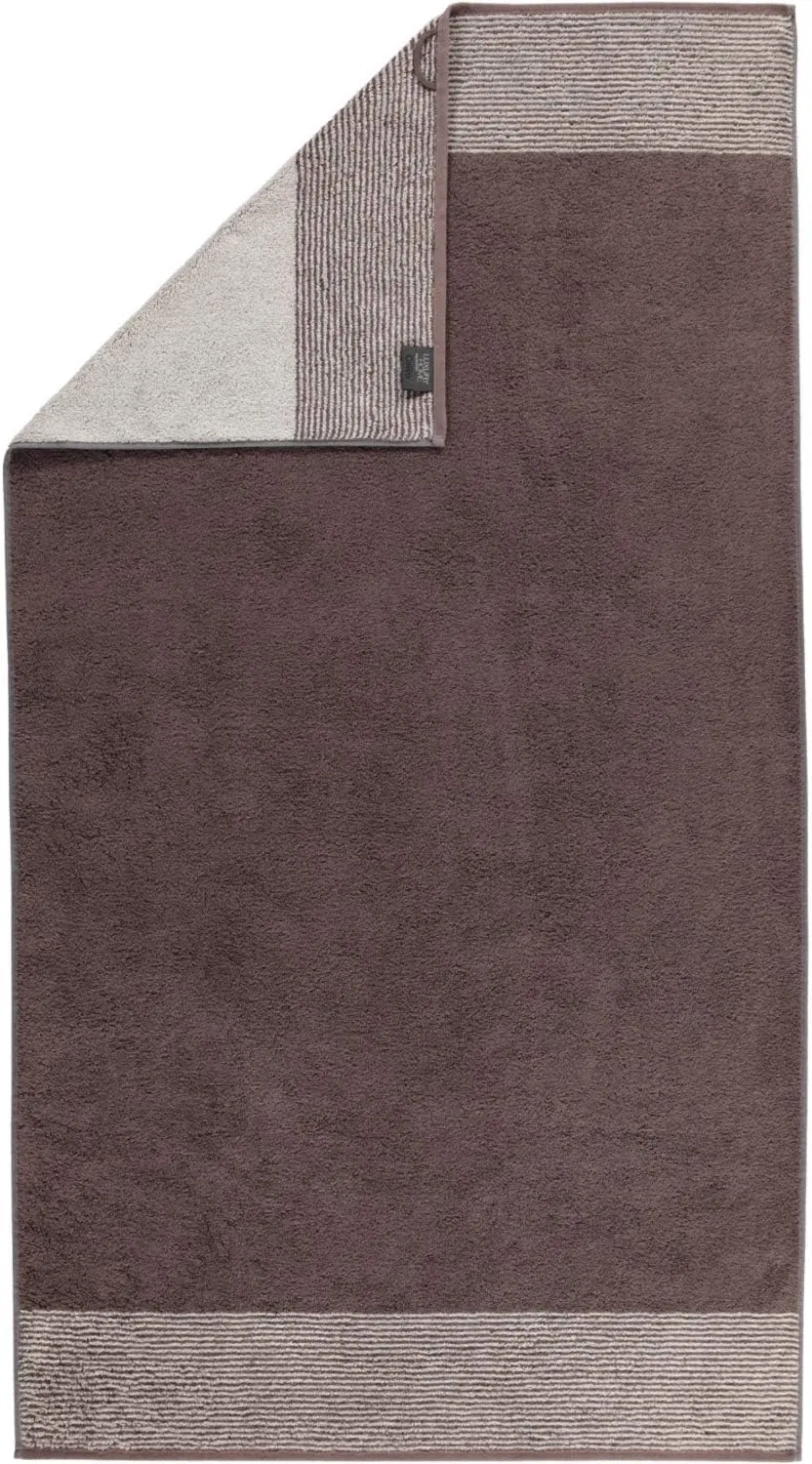 Махровое полотенце для душа Cawö Luxury Home Two-Tone, 80x150 см, Pepper - 37 — фото 2