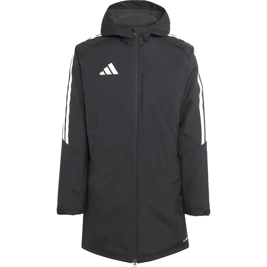 Мужская парка с длинным рукавом Tiro 26 Stadium Parka adidas, Черно-белый — фото 3