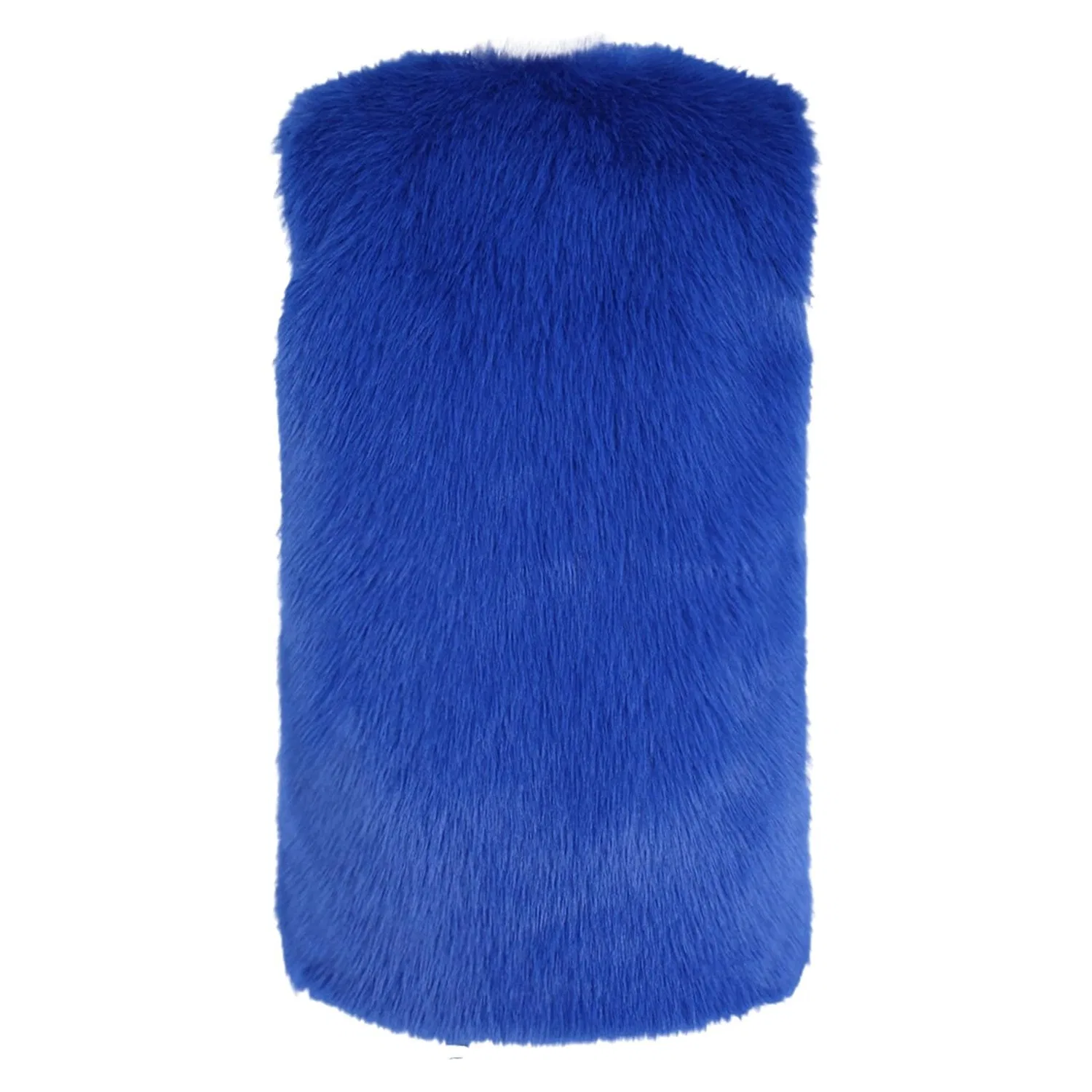 Женская куртка с принтом Lussuosa giacca invernale sintetica per un elegante cappotto in pile con vestibilità aderente per abbigliamento alla moda nella stagione fredda, Blu — фото 3
