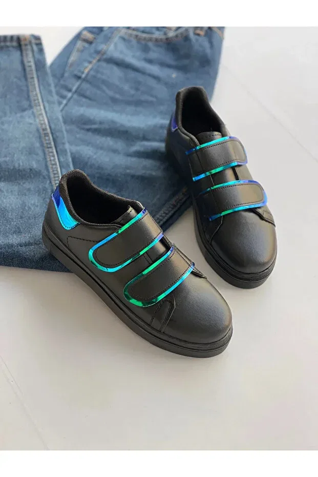 Детские кроссовки для девочек на толстой подошве Murat Baby, Black