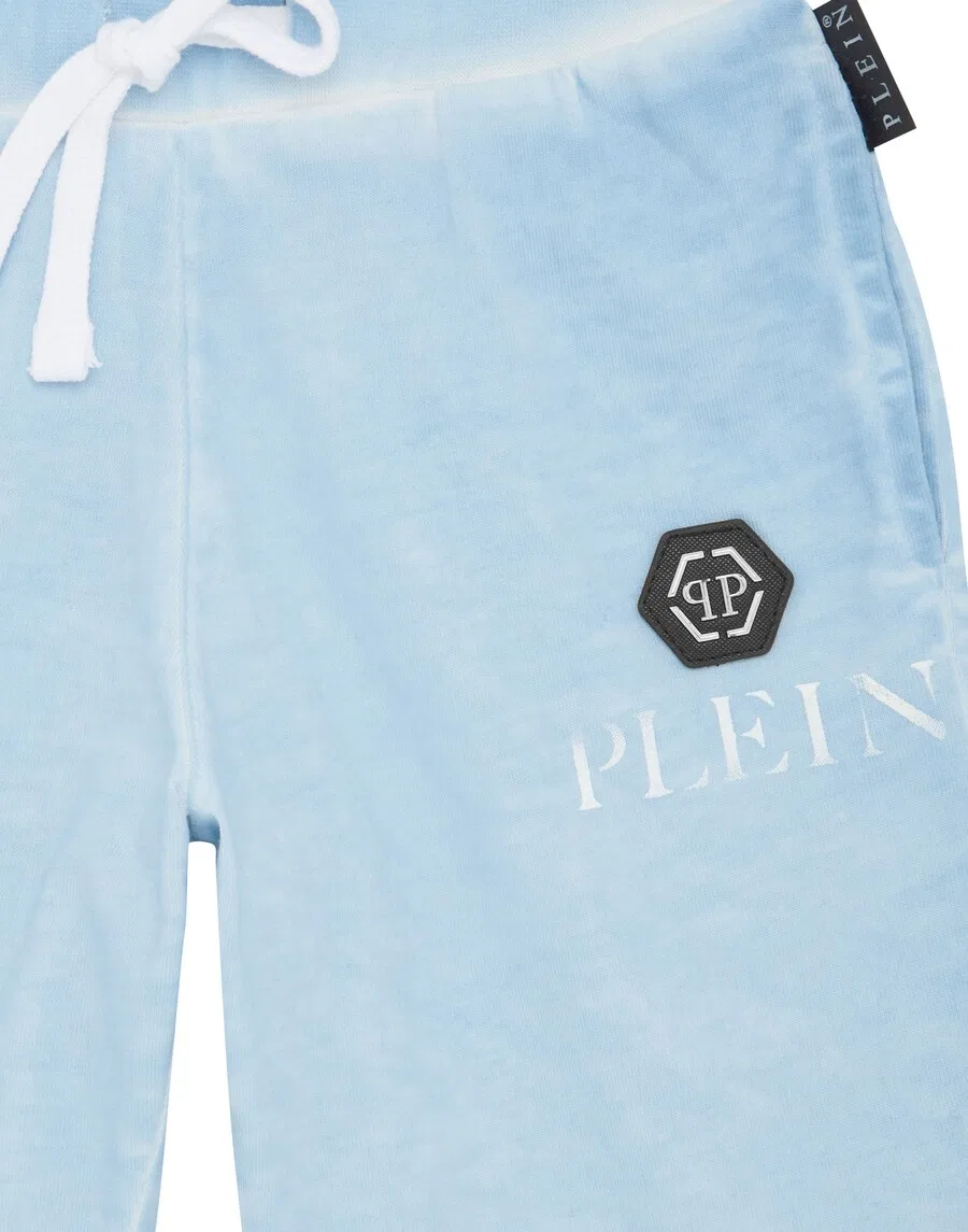 Брюки Philipp Plein Regular, светло-голубые — фото 3
