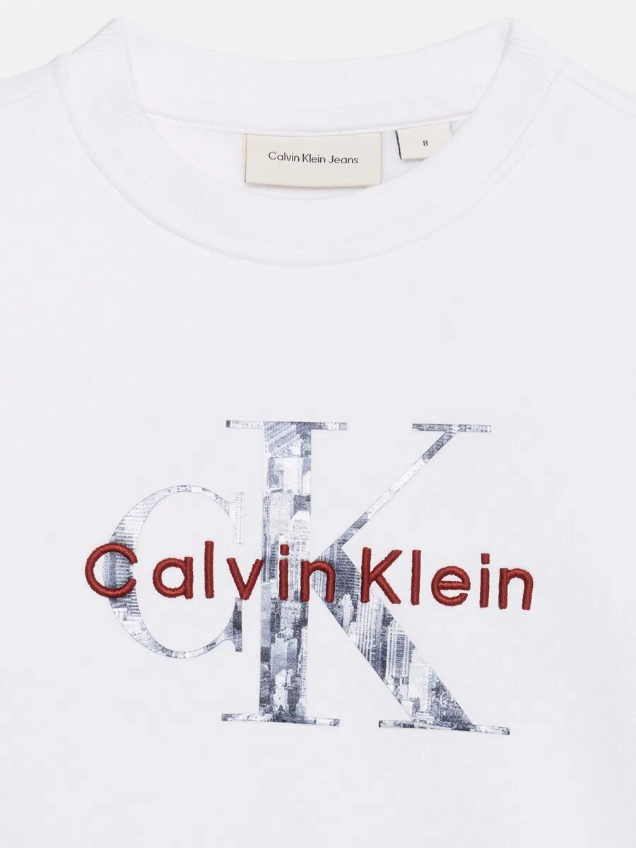 Белая толстовка Calvin Klein Jeans — фото 3