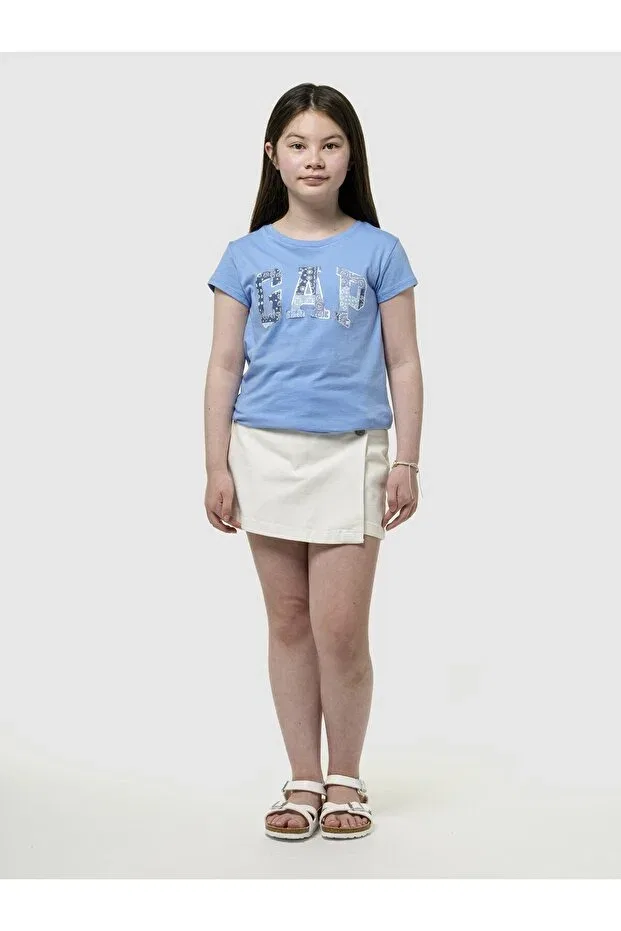 Детские шорты для девочек джинсовые Gap, Off White-000