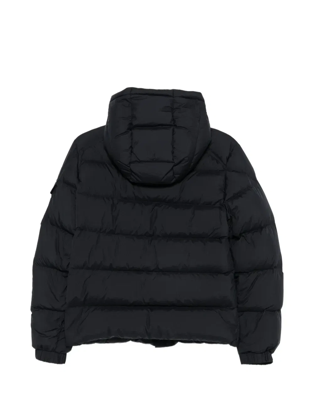 Куртка с капюшоном с нашивкой-логотипом Moncler Enfant, синий — фото 2