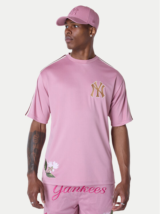 

Футболка обычного кроя New York Yankees MLB Floral 60596338 New Era, розовый
