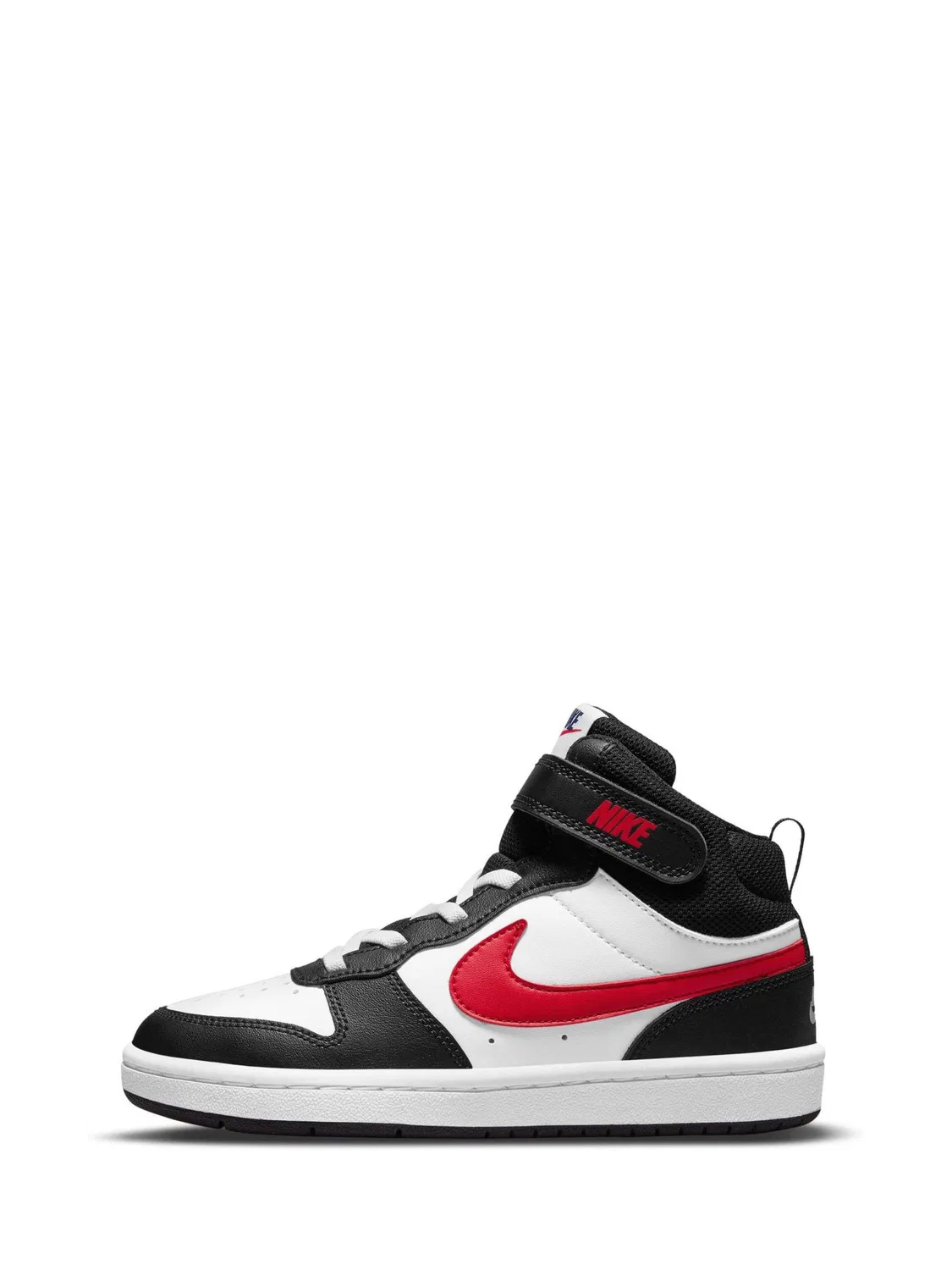 Кроссовки Nike Court Borough Mid 2, белый/черный/красный — фото 2