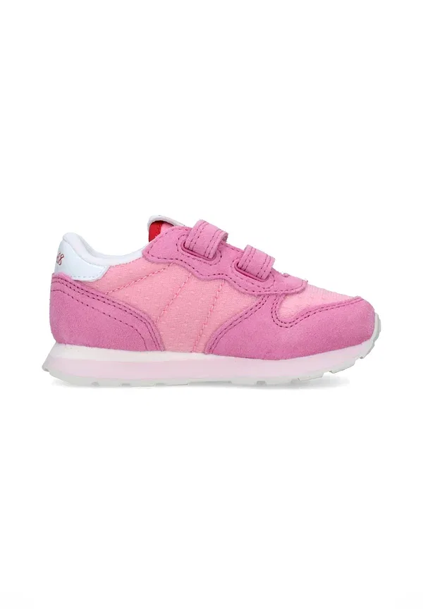 Кроссовки из кожи и текстиля Z36408B Sun68, Berry, ягодный — фото 4