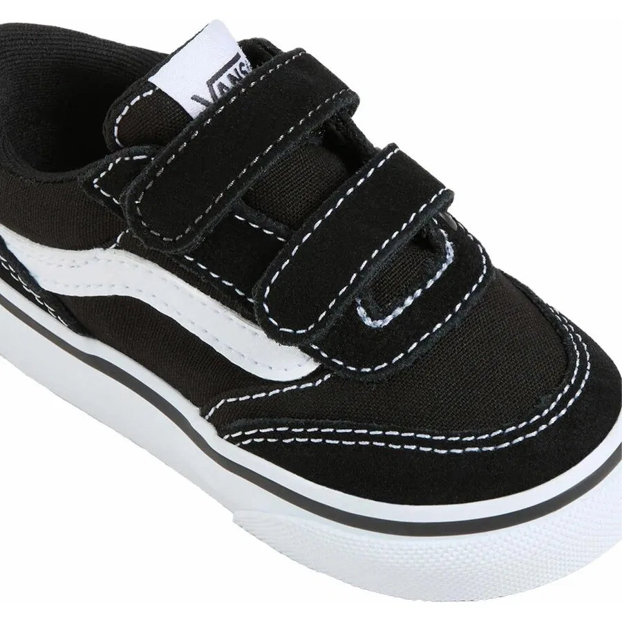 Кеды на липучках Brooklyn Ls V Vans, Черно-белый — фото 3