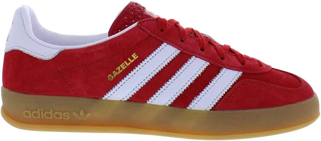 Мужские кроссовки Adidas Gazelle для дома, Red, White, Brown, Red