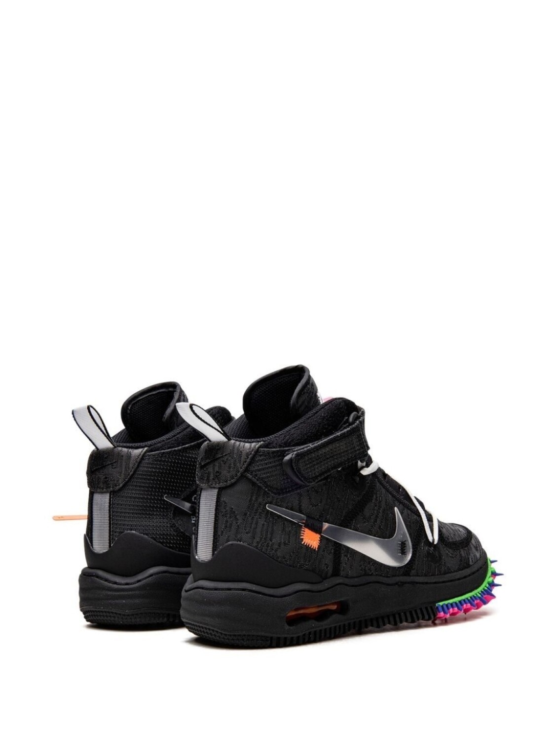 Кроссовки Air Force 1 Mid Nike X Off-White, черный — фото 3