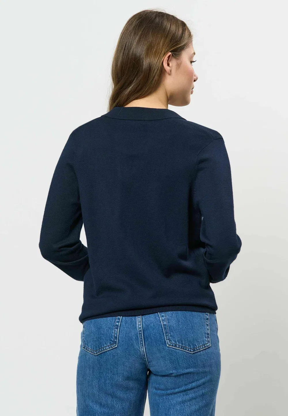 Рубашка-Поло Uwlilwan с длинным рукавом U.S. Polo Assn., Dark Sapphire — фото 3