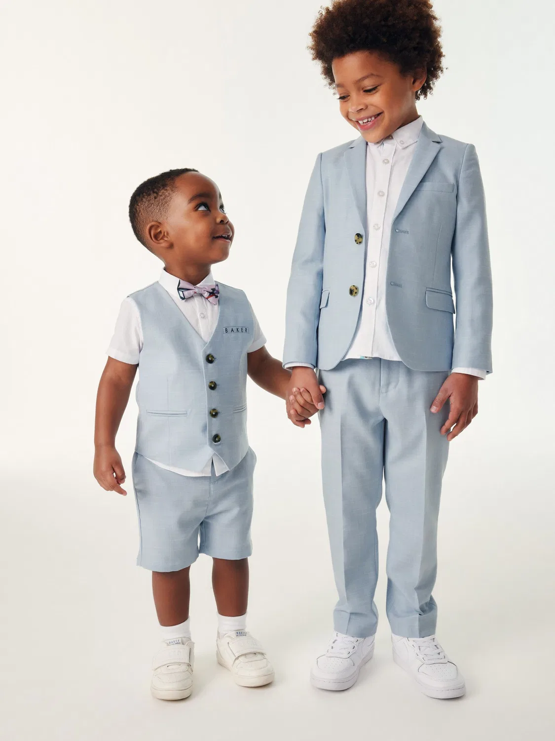 Брюки классические Suit Trousers Baker by Ted Baker, голубой — фото 3