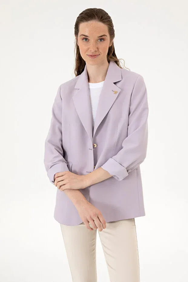 Женская сиреневая куртка 50301164-vr034 U.S. Polo Assn. — фото 3