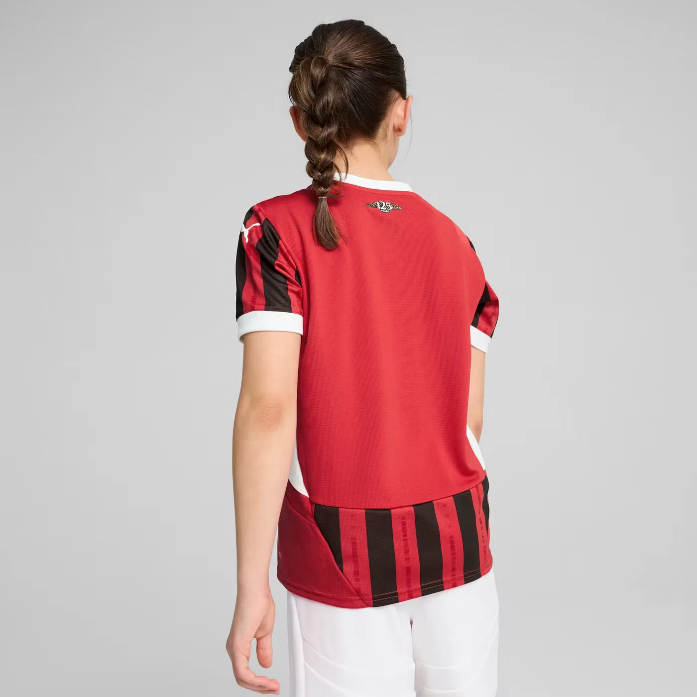Футболка с принтом AC Milan 24/25 Home Puma, красный — фото 4