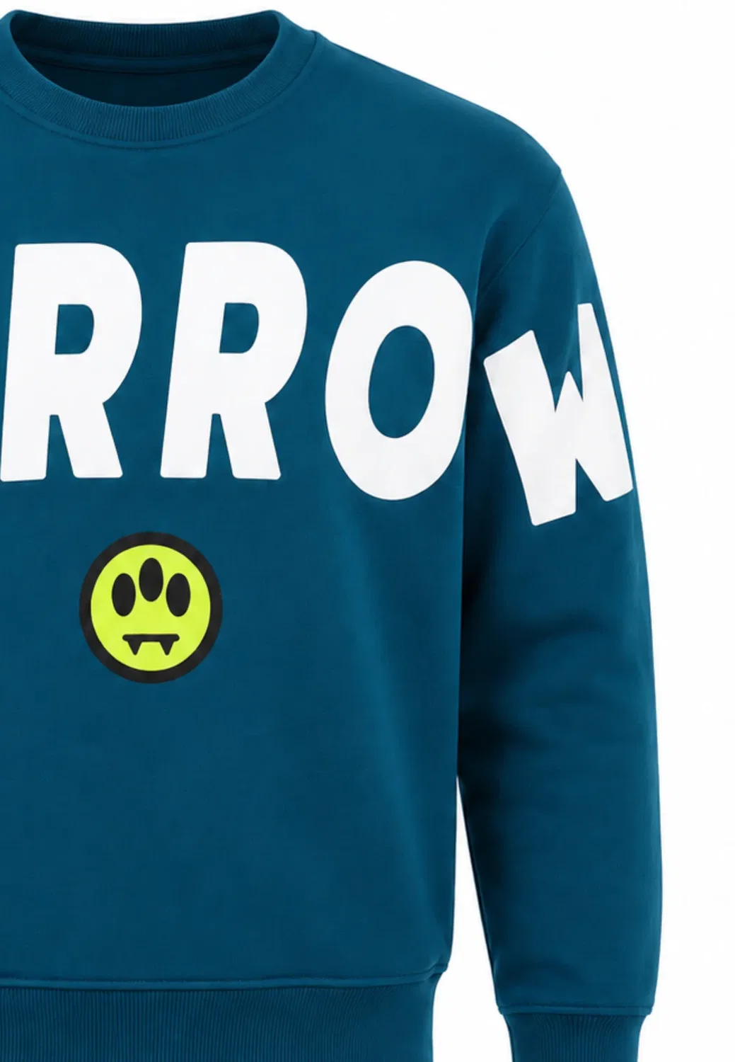 Felpa girocollo maxi scritta унисекс - толстовка Barrow, Teal — фото 4