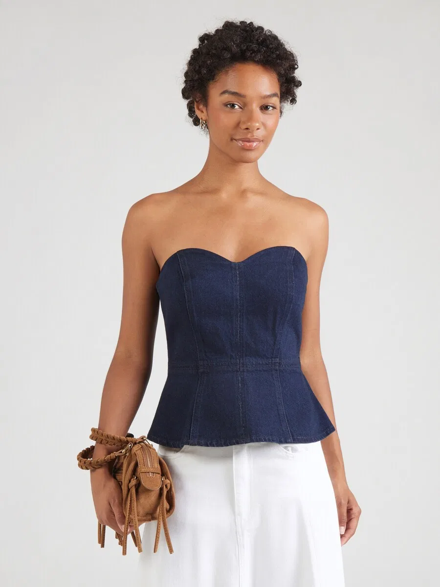 Топ LEVI'S 'Sweetheart Bustier' темно-синего цвета — фото 2