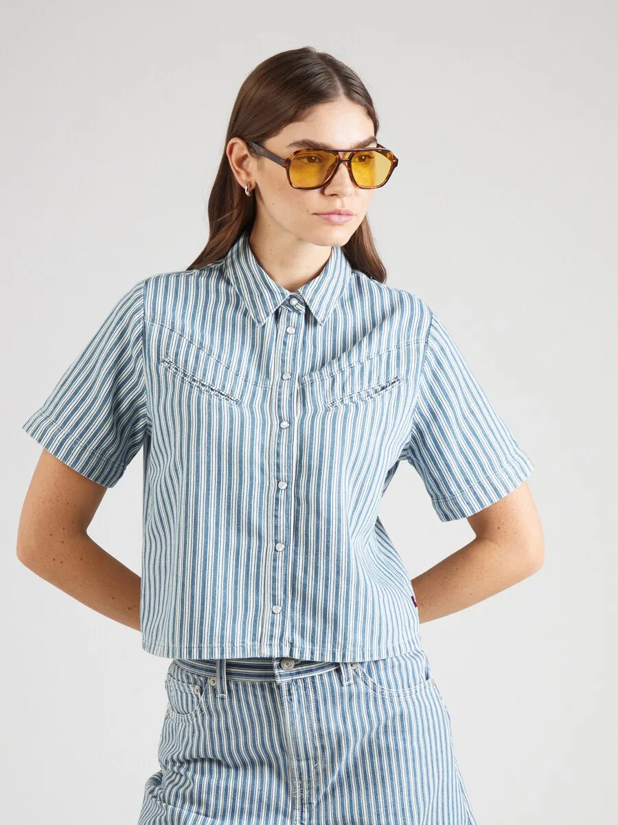 Блузка LEVI'S 'Rinoa' синего цвета — фото 2