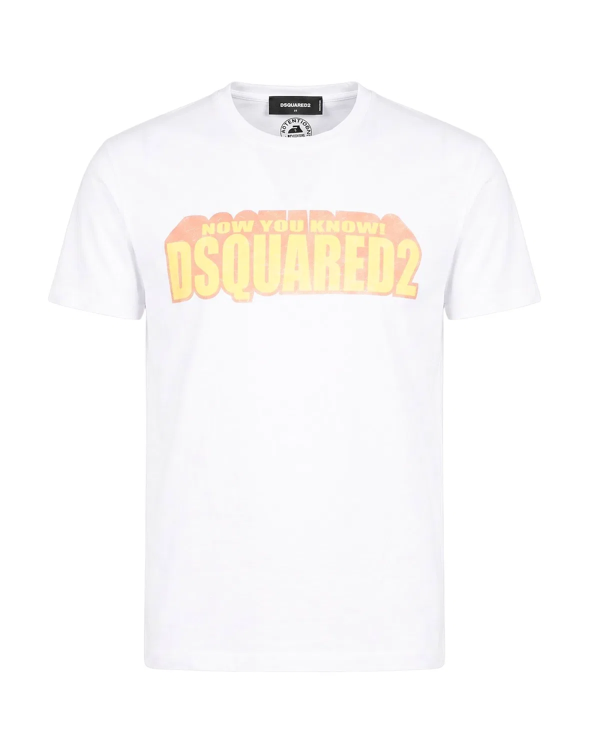 Мужская футболка с логотипом Dsquared2, белый