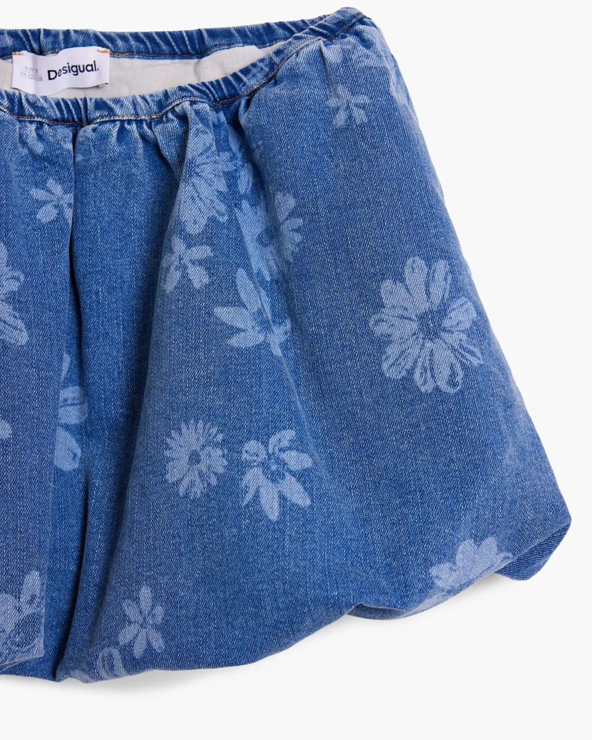 Детская юбка для девочек джимовая с принтом Desigual, Azul — фото 3