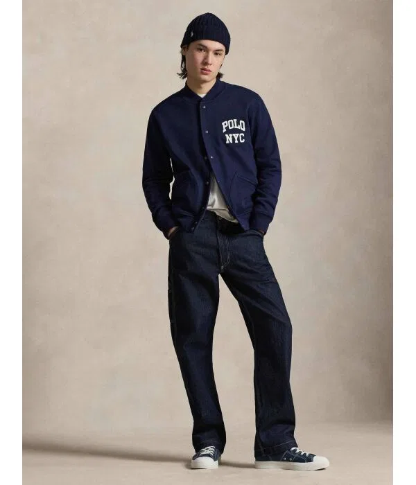 Мужская куртка-бомбер Regular Fit Polo Ralph Lauren, Blu Marino — фото 2